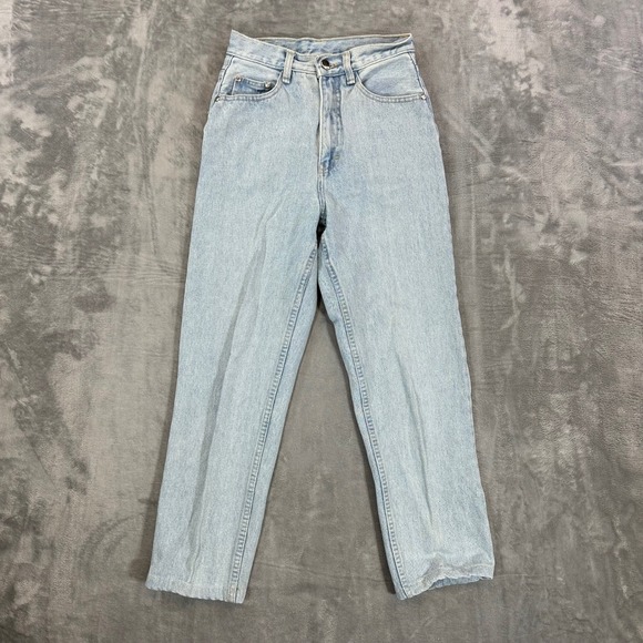 Hugo Boss Denim - Vintage Hugo Boss High Waisted Straight Leg Jeans Women's Size 27 Light Blue